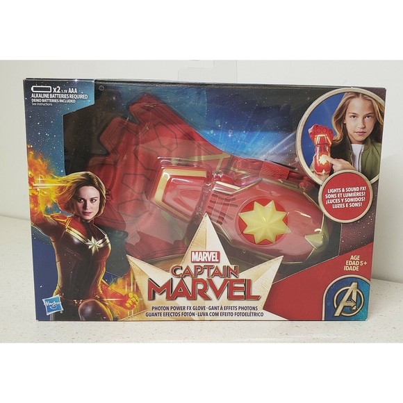 MarvelCaptain Marvel Photon Power FX Character Glove Red NIB Sealed